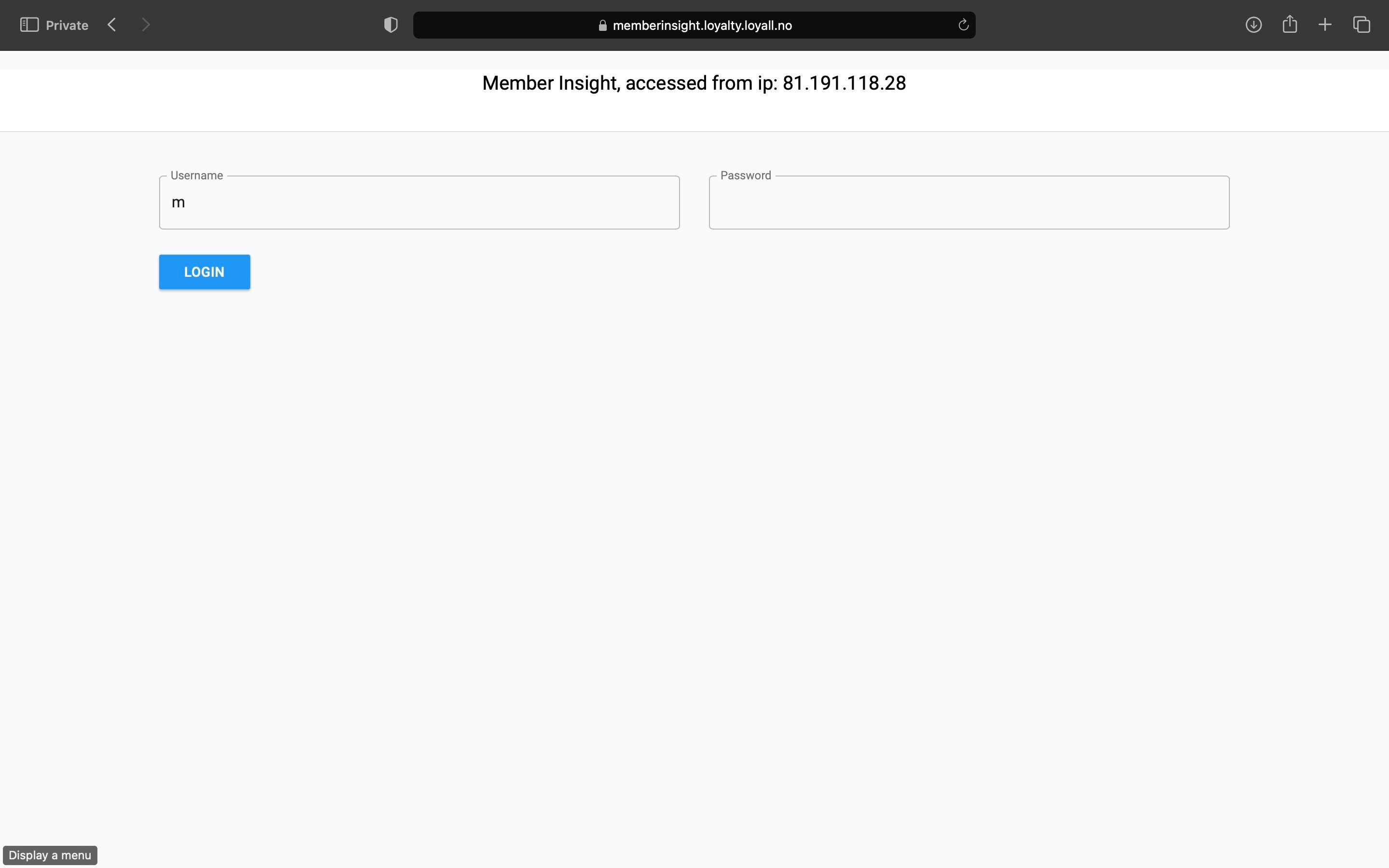 login